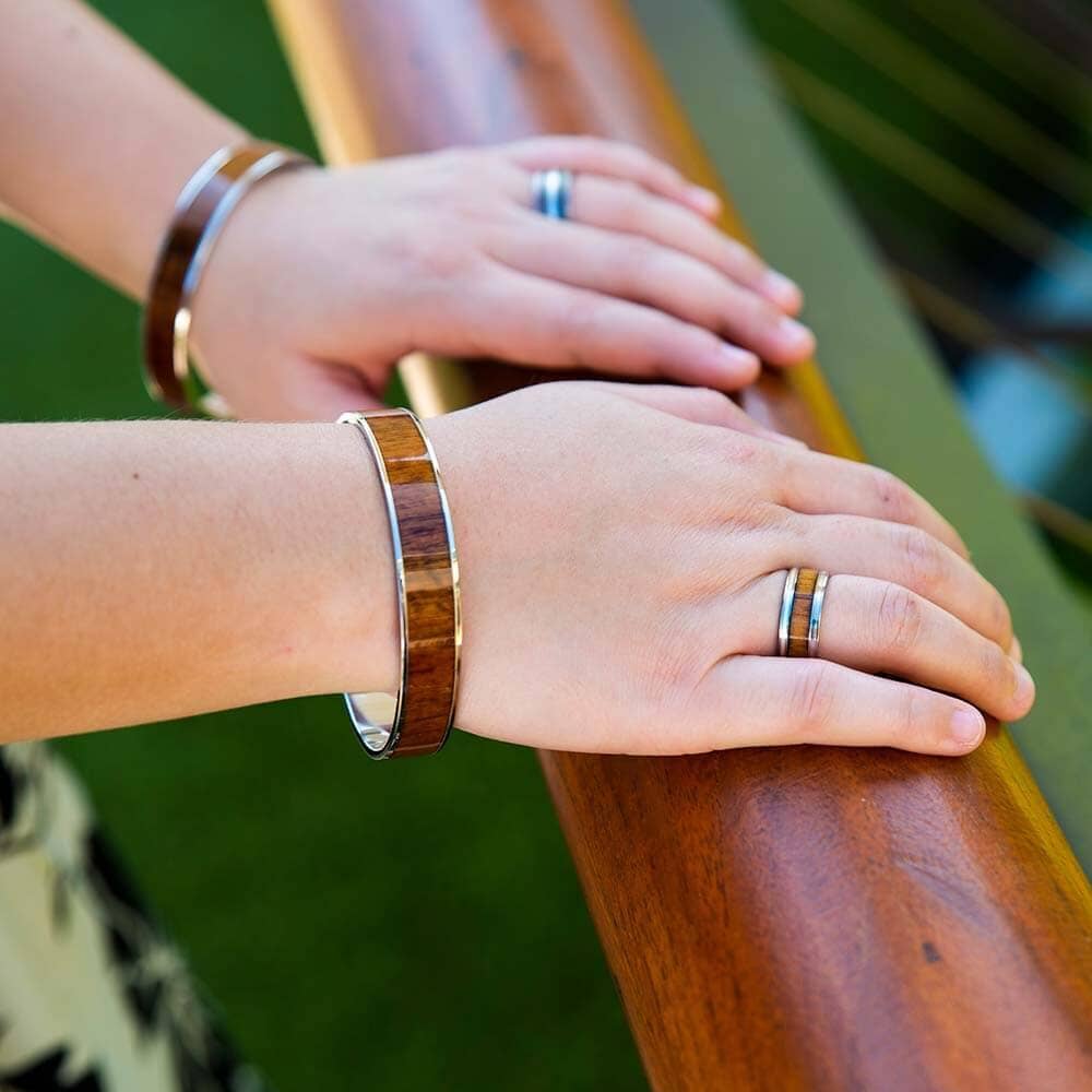 Koa wood store wedding ring meaning