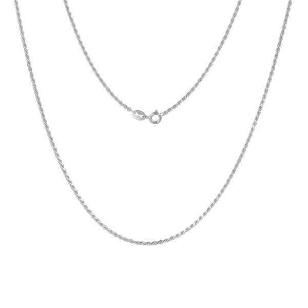 14K White Gold - Rope Chain - 24" Chain Island by Koa Nani 