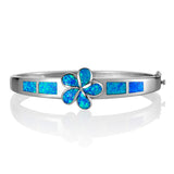 Paradise Opal Heavenly Plumeria Bangle