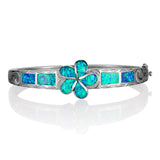 Paradise Opal Heavenly Plumeria Bangle