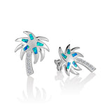 Paradise Opal Sea Side Palm Earrings