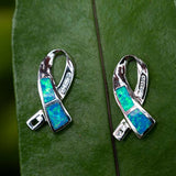 Paradise Opal Ribbon Earrings