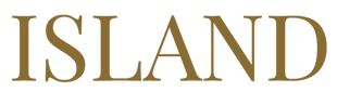 logo of Island in gold color