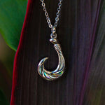 Abalone Atlantis Fishhook Pendant Pendant Island by Koa Nani 