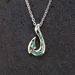 Abalone Fishhook Pendant Pendant Island by Koa Nani 