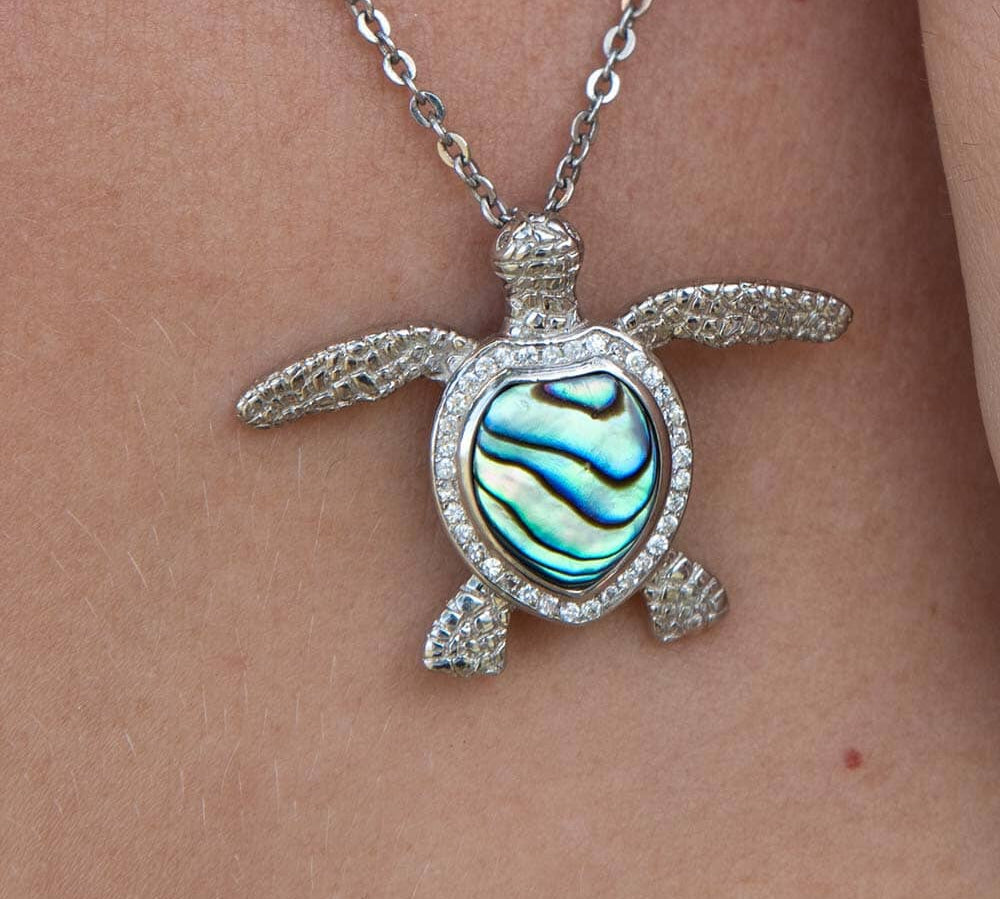 Abalone Hawaii Kai Honu Pendant Pendant Island by Koa Nani 