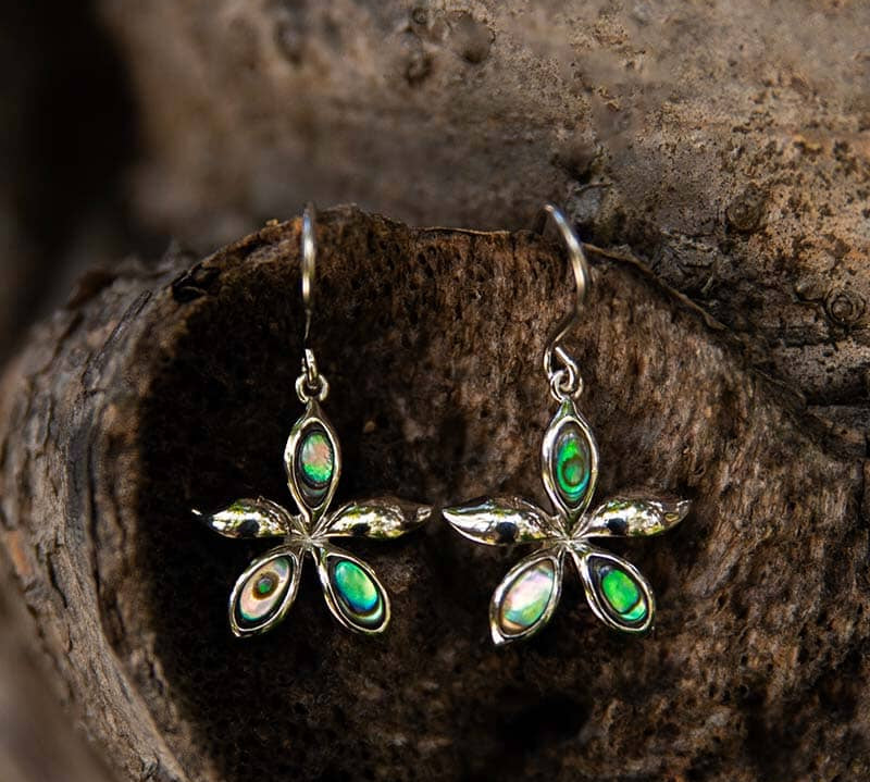 Abalone Jasmine Earrings Earrings Island by Koa Nani 