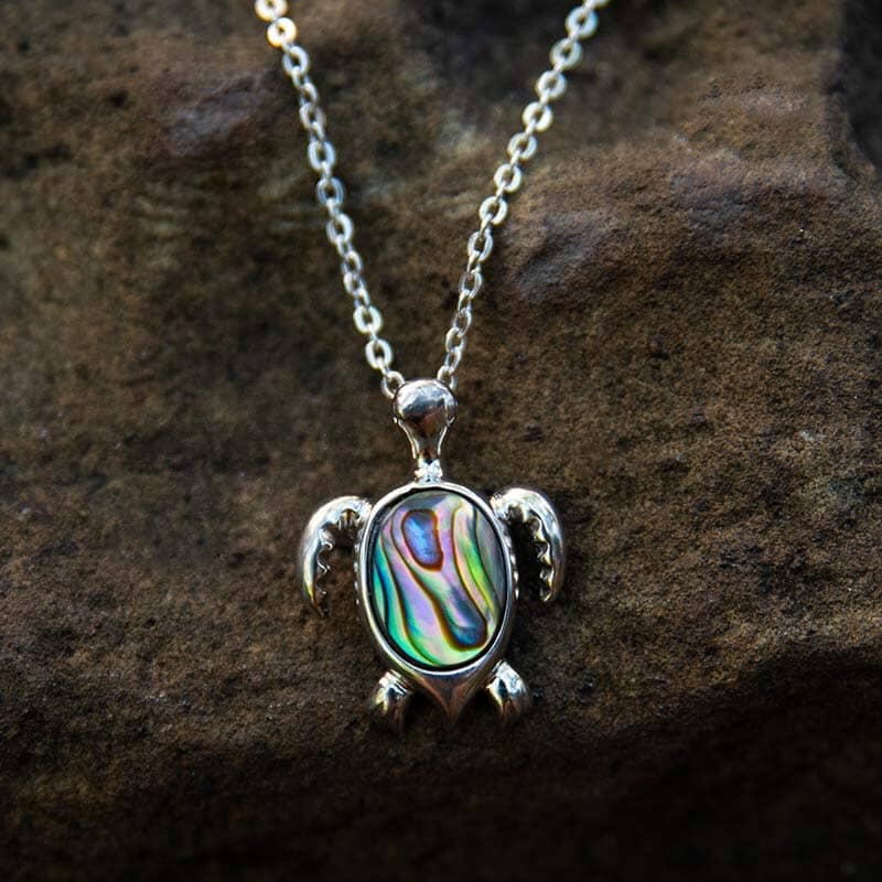 Abalone Kailua Honu Pendant Pendant Island by Koa Nani 