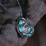 Abalone Nautilus Shell Pendant Pendant Island by Koa Nani 