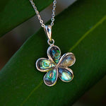 Abalone Plumeria Pendant Pendant Island by Koa Nani 