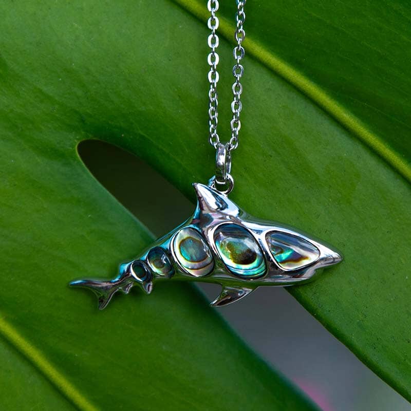 Abalone Shark Pendant Pendant Island by Koa Nani 