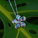 Abalone Sunrise Plumeria Pendant Pendant Island by Koa Nani 