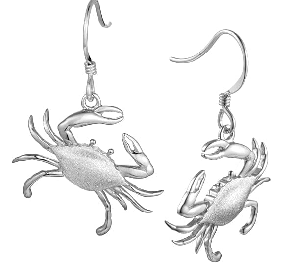 Chesapeake Blue Crab Earrings Earrings Island by Koa Nani 