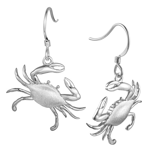 Chesapeake Blue Crab Earrings Earrings Island by Koa Nani 