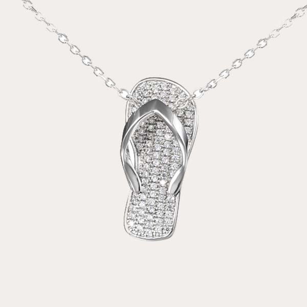 diamond slipper pendant
