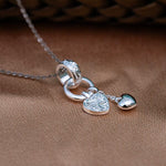 Engraved Heart Charm Pendant Pendant Island by Koa Nani 