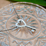 Engraved Heart Key Pendant Pendant Island by Koa Nani 