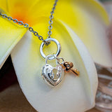 Heart & Key Charm Pendant Pendant Island by Koa Nani 