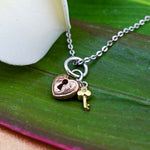 Heart & Key Charm Pendant Pendant Island by Koa Nani 