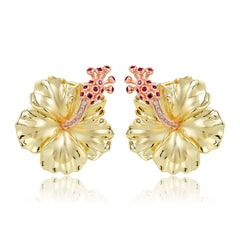 Hibiscus Earrings Earrings Island by Koa Nani 