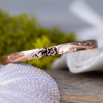 Honu Engraved Bangle Bangle Island by Koa Nani Rose Gold Large (10mm) 