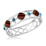 Koa Wood and Abalone Royal Bangle Bangle Island by Koa Nani 