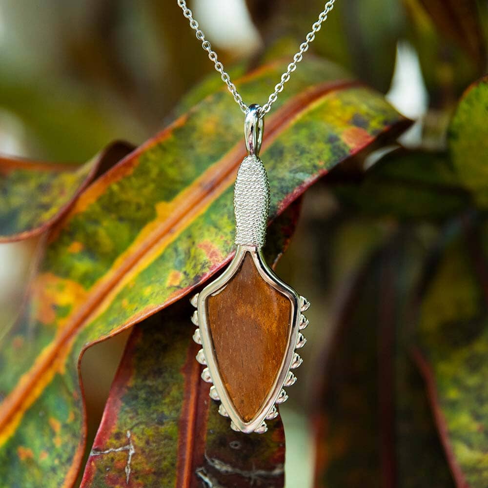 Koa Wood Leiomano Chief’s Pendant Pendant Island by Koa Nani Style 2 