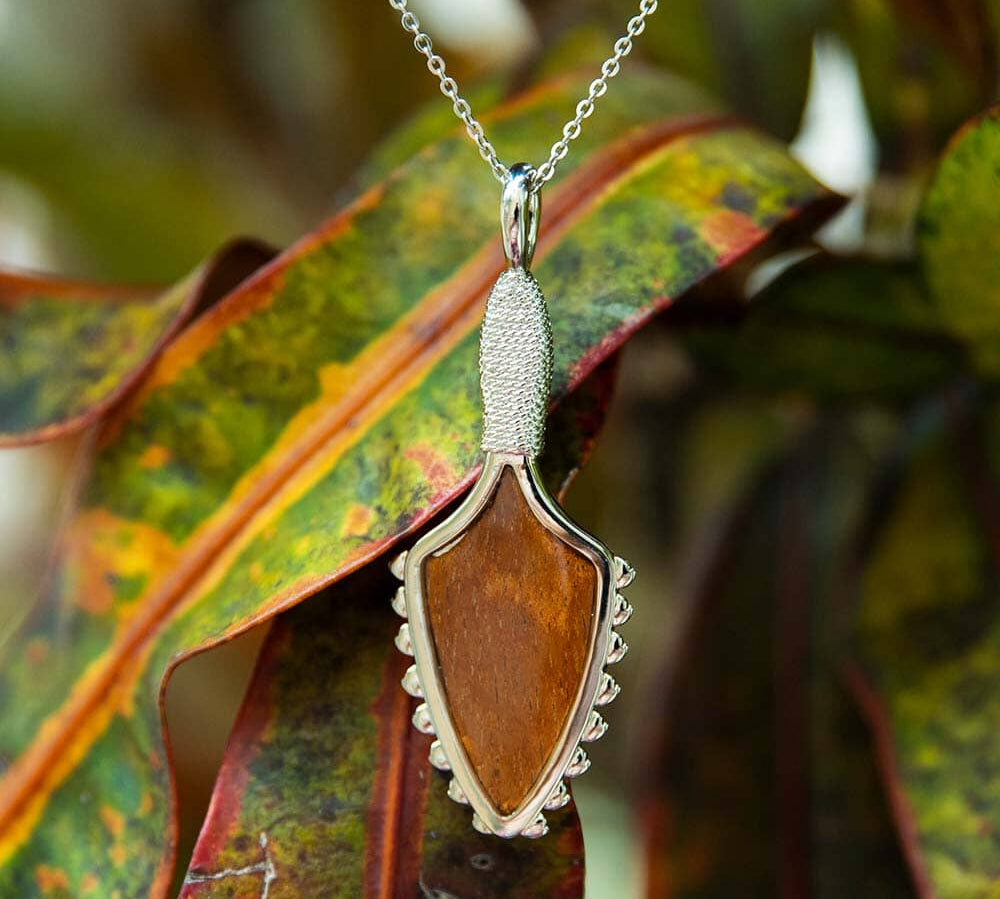 Koa Wood Leiomano Chief’s Pendant Pendant Island by Koa Nani Style 2 