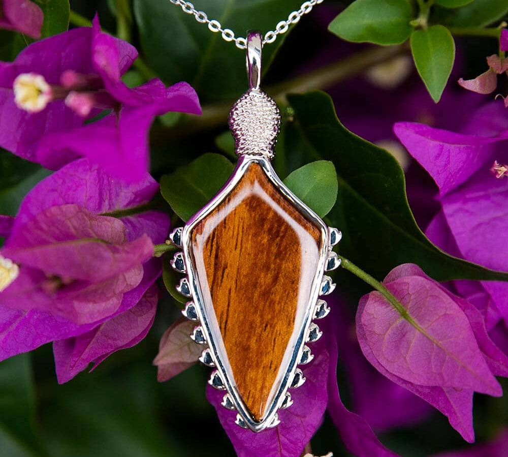 Koa Wood Leiomano Chief’s Pendant Pendant Island by Koa Nani Style 1 
