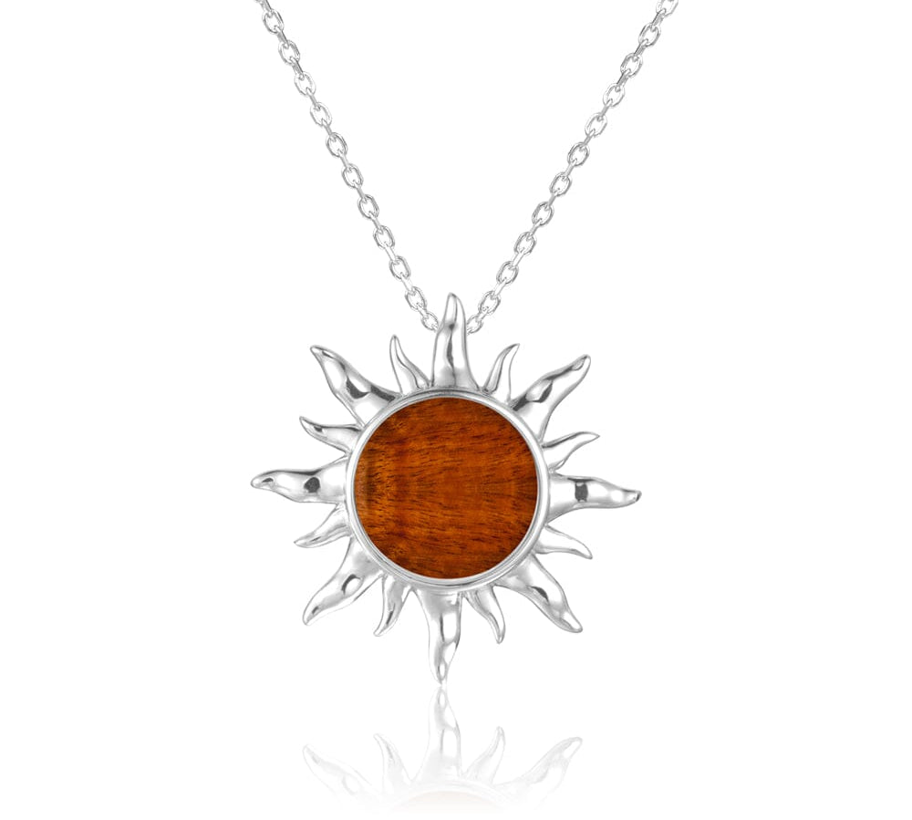 Koa Wood Sun Pendant Pendant Island by Koa Nani 