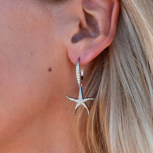 Ku'oko'a Starfish Earrings Earrings Island by Koa Nani 