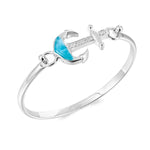 Larimar Anchor Converta Bangle Bangle Island by Koa Nani 