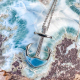 Larimar Anchor Pendant Pendant Island by Koa Nani 