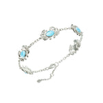 Larimar Atlantic Blue Crab Charm Bracelet Bracelet Island by Koa Nani 