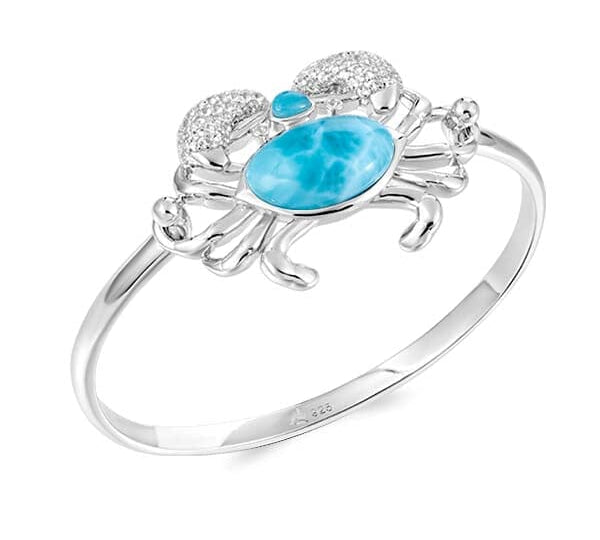 Larimar Blue Crab's Treasure Converta Bangle Bangle Island by Koa Nani 