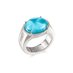 Larimar Blue Moon Eclipse Ring Ring Island by Koa Nani 