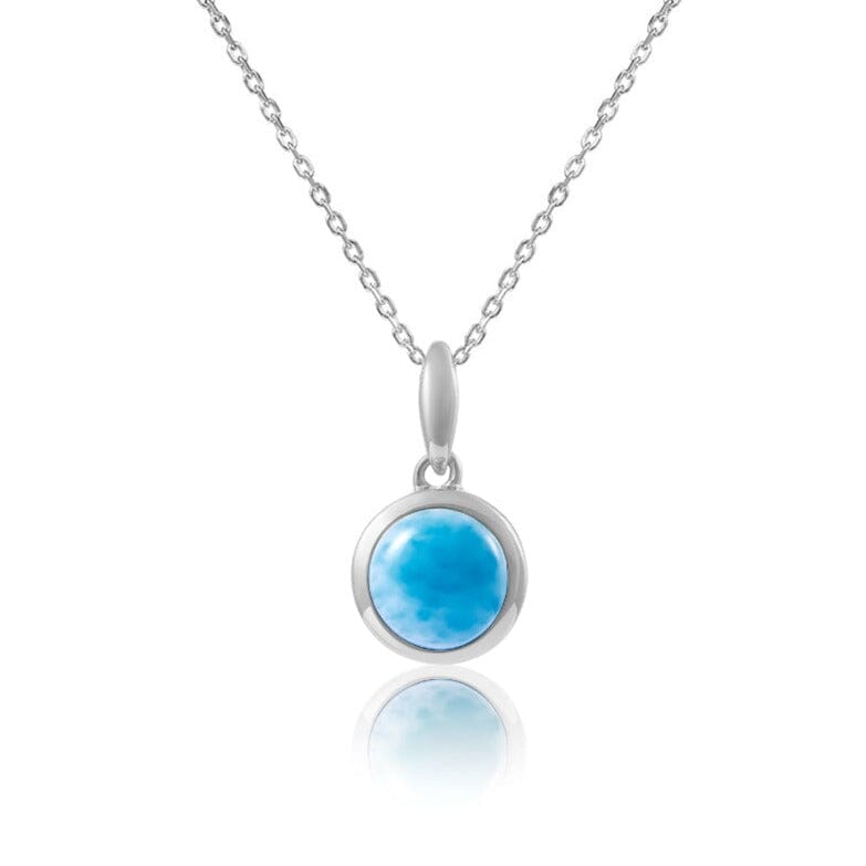 Larimar Circle Pendant Pendant Island by Koa Nani 