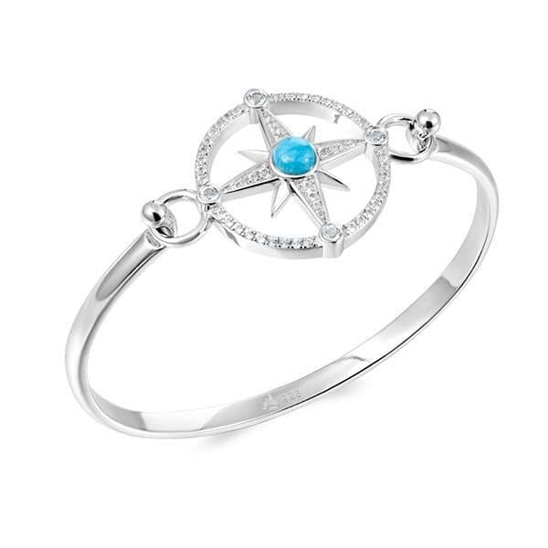 Larimar Compass Converta Bangle Bangle Island by Koa Nani 