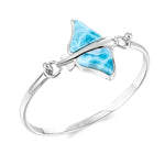 Larimar Eagle Ray Converta Bangle Bangle Island by Koa Nani 