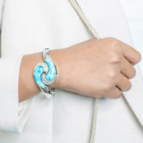 Larimar Eternal Wave Bangle Bangle Island by Koa Nani 