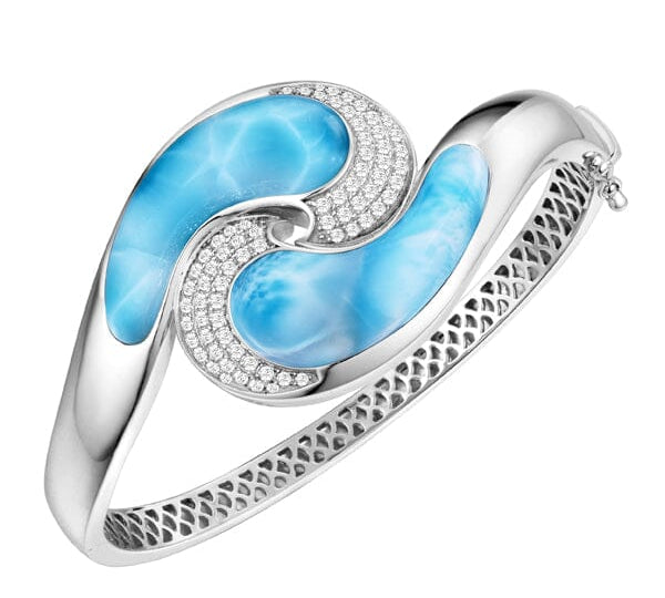 Larimar Eternal Wave Bangle Bangle Island by Koa Nani 