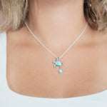 Larimar Hanauma Bay Honu Water Pendant Pendant Island by Koa Nani 