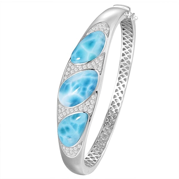 Larimar Harmonizing Ocean Bangle Bangle Island by Koa Nani 