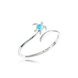 Larimar Honu Aumakua Bangle Bangle Island by Koa Nani 