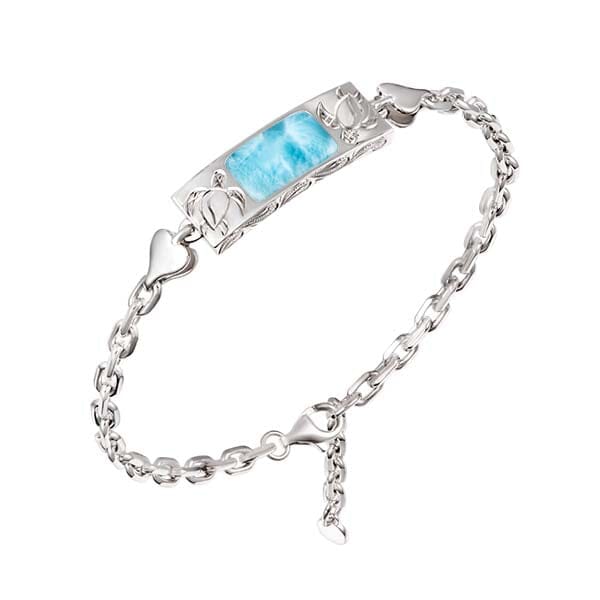 Larimar Honu Bar Bracelet Bracelet Island by Koa Nani 