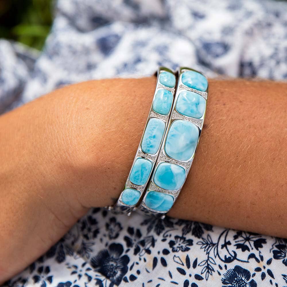 Larimar Infinite Ocean Bangle Bangle Island by Koa Nani 