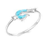 Larimar Maui Fish Hook Converta Bangle Bangle Island by Koa Nani 