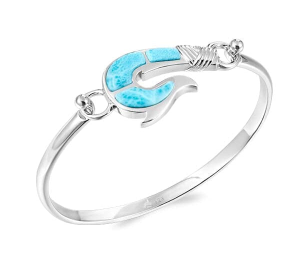 Larimar Maui Fish Hook Converta Bangle Bangle Island by Koa Nani 