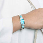 Larimar Moon Phase Bangle Bangle Island by Koa Nani 