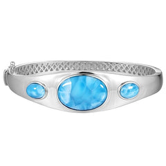 Larimar Moon Phase Bangle Bangle Island by Koa Nani 